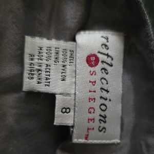 Reflections Spiegel Gray Crop Top